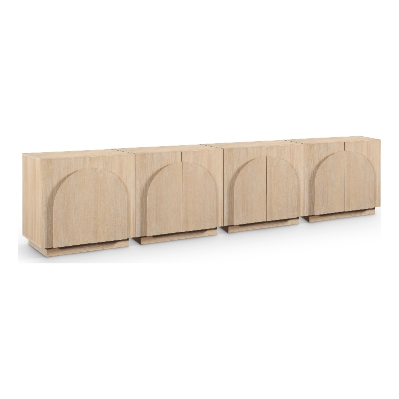 Meridian Furniture Navona Natural Oak Veneer Sideboard/Buffet