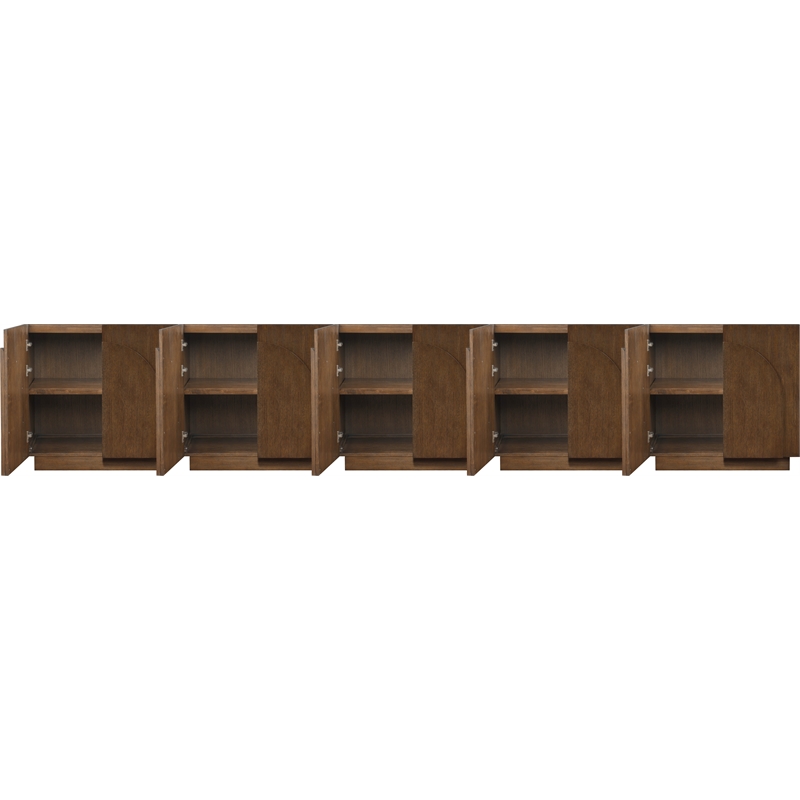 Meridian Furniture Navona Brown Oak Veneer Sideboard/Buffet