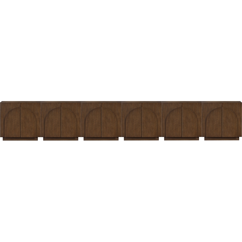 Meridian Furniture Navona Brown Oak Veneer Sideboard/Buffet