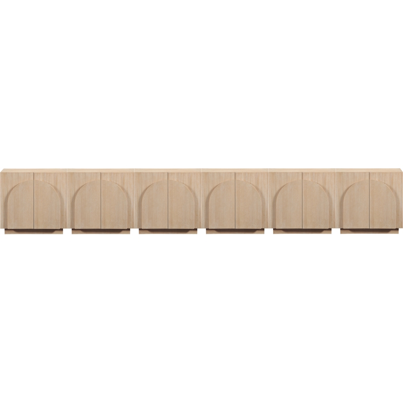 Meridian Furniture Navona Natural Oak Veneer Sideboard/Buffet