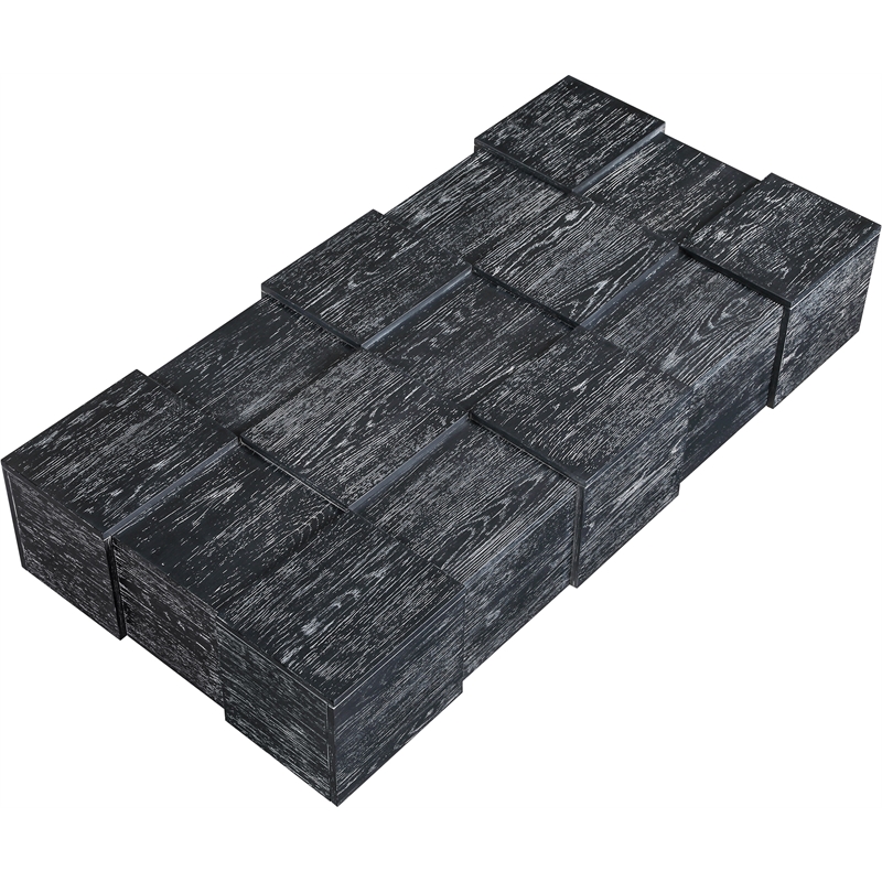Meridian Furniture Anzio Black Oak Veneer Coffee Table