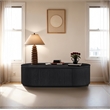 Meridian Furniture Moana Black Wood Storage Coffee Table