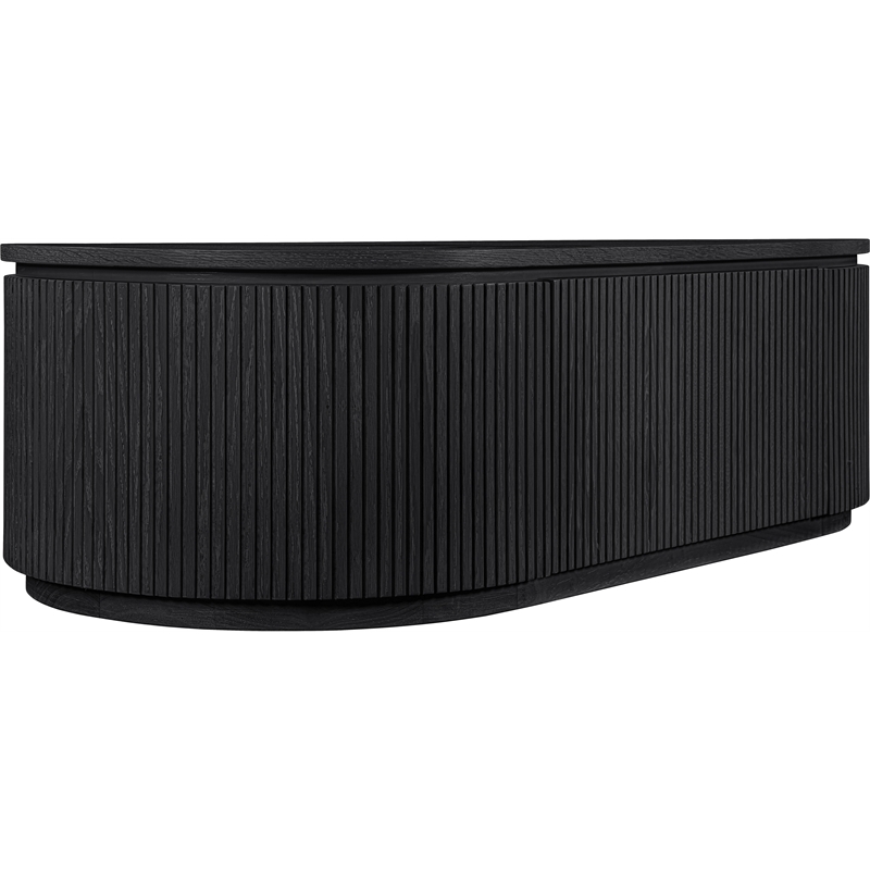 Meridian Furniture Moana Black Wood Storage Coffee Table
