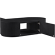 Meridian Furniture Moana Black Wood Storage Coffee Table