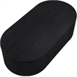 Meridian Furniture Moana Black Wood Storage Coffee Table
