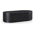 Meridian Furniture Moana Black Wood Storage Coffee Table