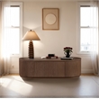 Meridian Furniture Moana Brown Wood Storage Coffee Table