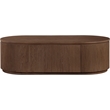 Meridian Furniture Moana Brown Wood Storage Coffee Table