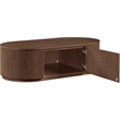 Meridian Furniture Moana Brown Wood Storage Coffee Table