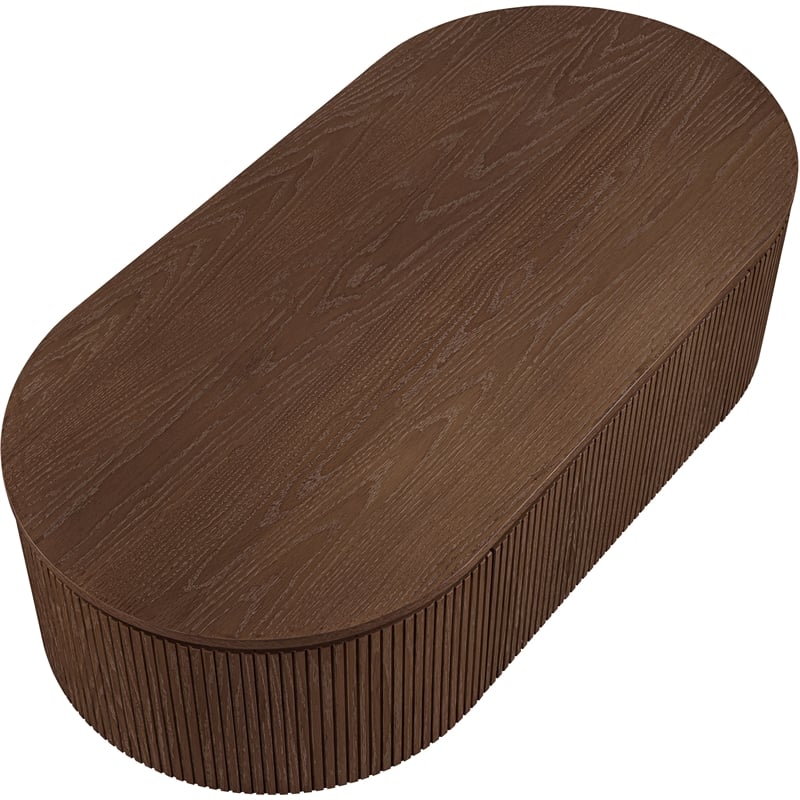 Meridian Furniture Moana Brown Wood Storage Coffee Table