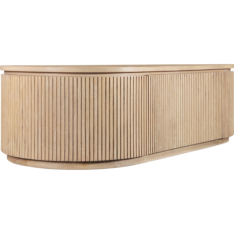 Meridian Furniture Moana Natural Wood Storage Coffee Table