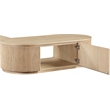 Meridian Furniture Moana Natural Wood Storage Coffee Table