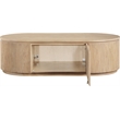 Meridian Furniture Moana Natural Wood Storage Coffee Table