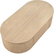 Meridian Furniture Moana Natural Wood Storage Coffee Table