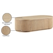 Meridian Furniture Moana Natural Wood Storage Coffee Table