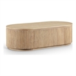 Meridian Furniture Moana Natural Wood Storage Coffee Table