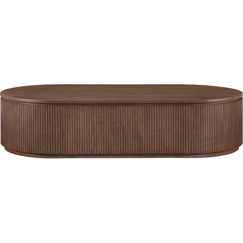 Meridian Furniture Moana Brown Wood Storage Coffee Table