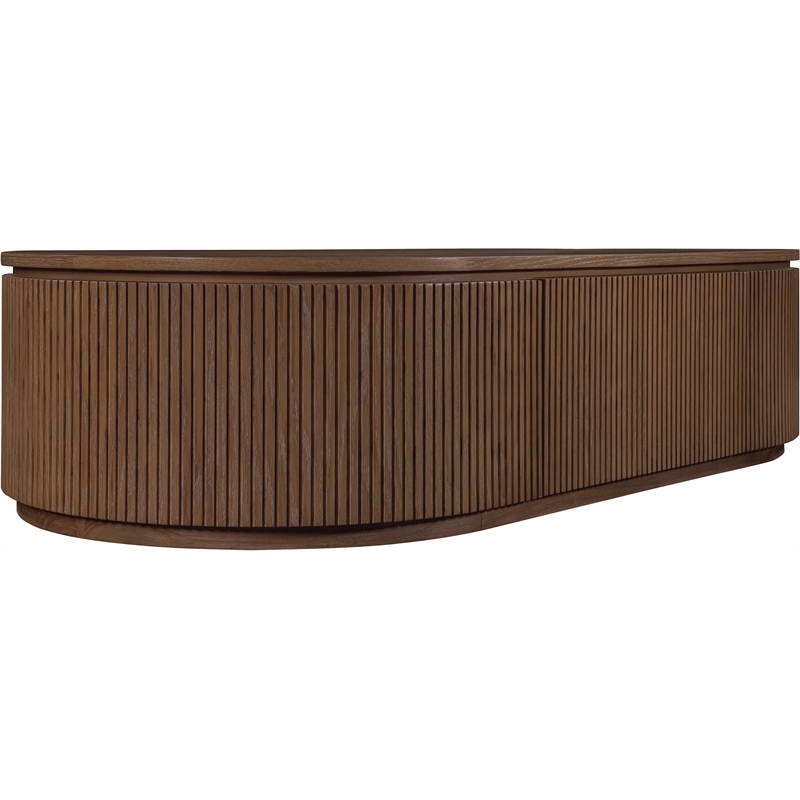 Meridian Furniture Moana Brown Wood Storage Coffee Table