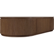 Meridian Furniture Moana Brown Wood Storage Coffee Table