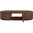 Meridian Furniture Moana Brown Wood Storage Coffee Table