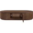 Meridian Furniture Moana Brown Wood Storage Coffee Table
