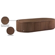 Meridian Furniture Moana Brown Wood Storage Coffee Table