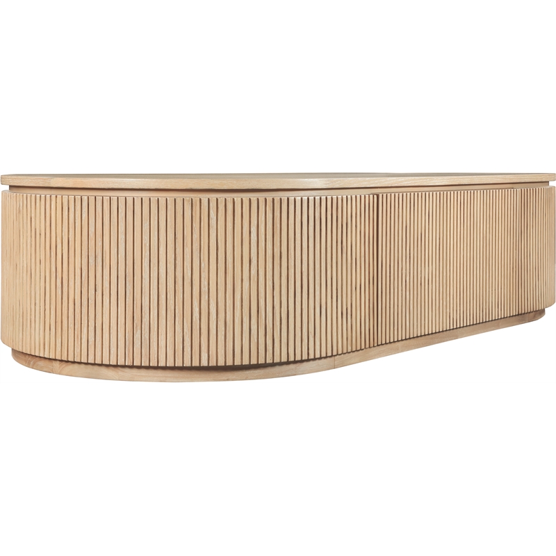 Meridian Furniture Moana Natural Wood Storage Coffee Table
