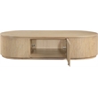 Meridian Furniture Moana Natural Wood Storage Coffee Table