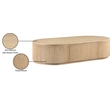 Meridian Furniture Moana Natural Wood Storage Coffee Table