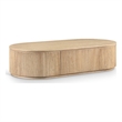 Meridian Furniture Moana Natural Wood Storage Coffee Table