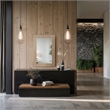Meridian Furniture Revolve Natural Oak Veneer Mirror