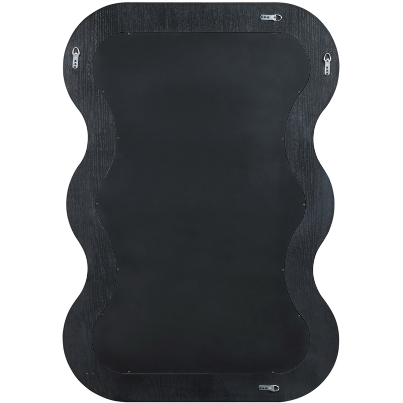 Meridian Furniture Bellagio Black Oak Veneer Mirror