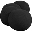 Meridian Furniture Apollo Black Boucle Fabric Bench