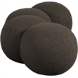 Meridian Furniture Apollo Brown Boucle Fabric Bench