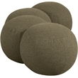 Meridian Furniture Apollo Olive Boucle Fabric Bench