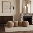 Meridian Furniture Apollo Beige Velvet Bench