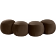 Meridian Furniture Apollo Brown Velvet Bench