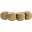 Meridian Furniture Apollo Camel Velvet Bench