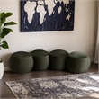 Meridian Furniture Apollo Green Velvet Bench