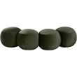 Meridian Furniture Apollo Green Velvet Bench