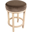 Meridian Furniture Monette Brown Velvet Counter Stool