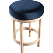 Meridian Furniture Monette Navy Velvet Counter Stool