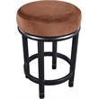 Meridian Furniture Monette Cognac Velvet Counter Stool