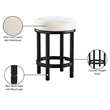 Meridian Furniture Monette Cream Velvet Counter Stool