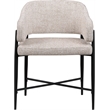 Meridian Furniture Dame Beige Polyester Dining Chair (Set of 2)