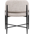 Meridian Furniture Dame Beige Polyester Dining Chair (Set of 2)