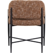 Meridian Furniture Dame Cognac Polyester Dining Chair (Set of 2)