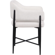 Meridian Furniture Dame Cream Polyester Dining Chair (Set of 2)