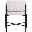 Meridian Furniture Dame Cream Polyester Dining Chair (Set of 2)