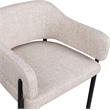 Meridian Furniture Dame Beige Polyester Counter Stool (Set of 2)